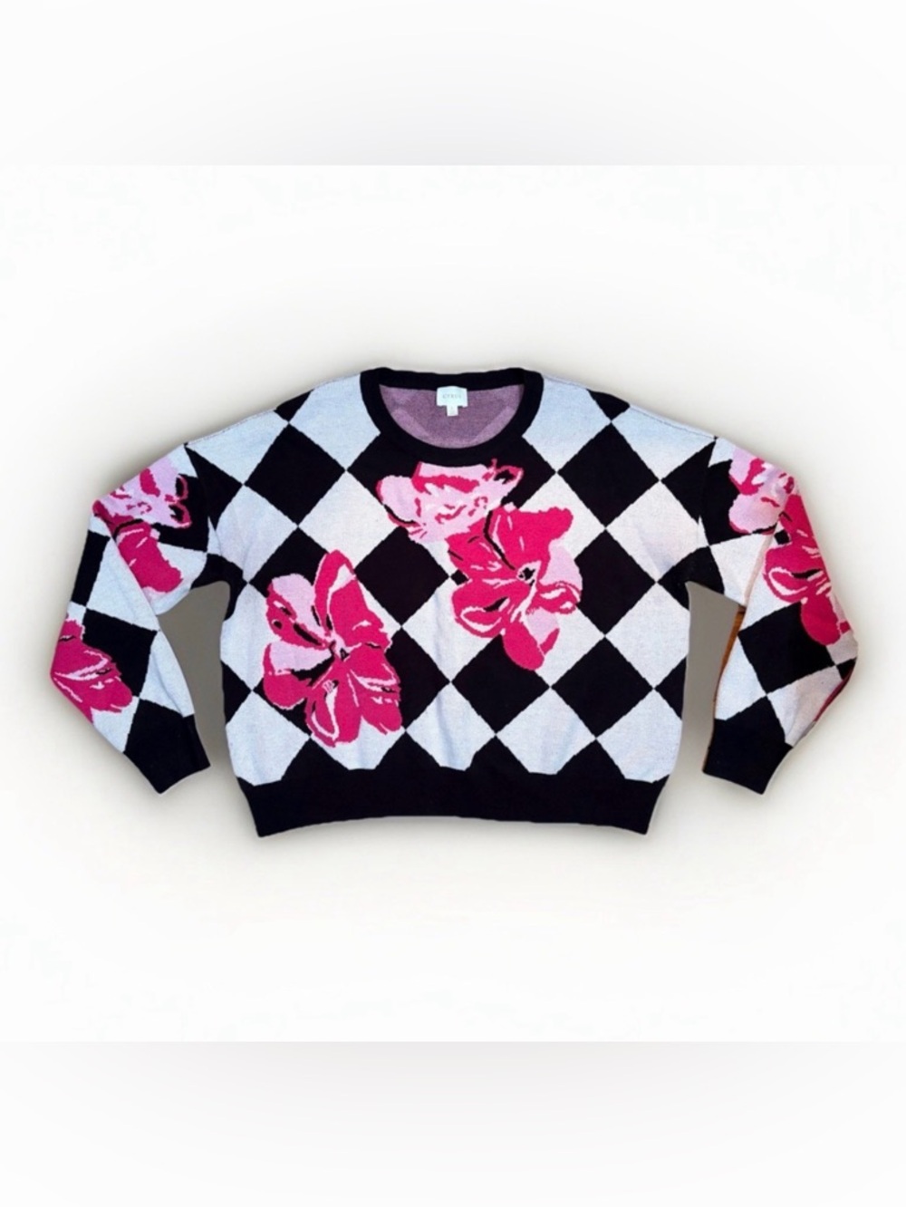 Cyrus Floral Soft Knit Sweater - Large